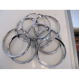 Lancia Flaminia Touring head lamp outer chrome rings